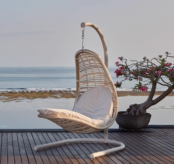 Coastal Wicker Hanging Chair