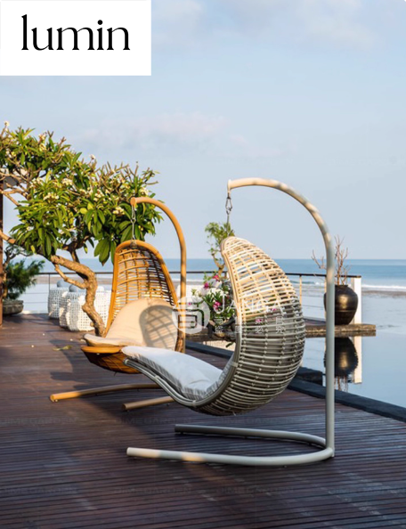 Coastal Wicker Hanging Chair