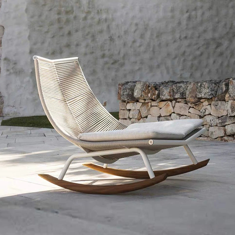 Wooden Aluminum Outdoor Rocking Chair