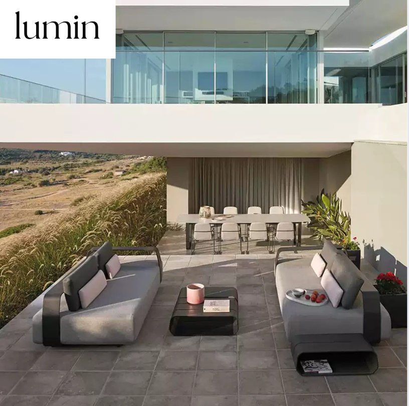 Twilight - Coated Aluminum Sofa Set