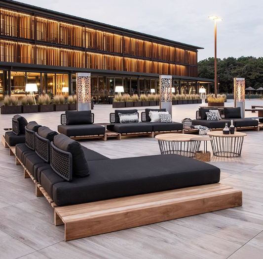 Urban Teak Sectional Set