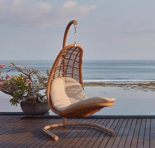 Coastal Wicker Hanging Chair