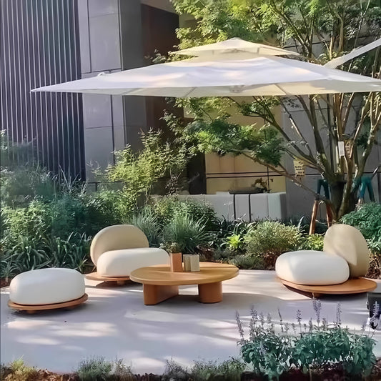 Cloud-Style Sofa and Table Set