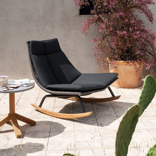 Wooden Aluminum Outdoor Rocking Chair