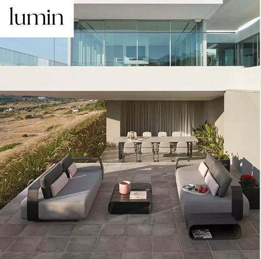 Twilight - Coated Aluminum Sofa Set